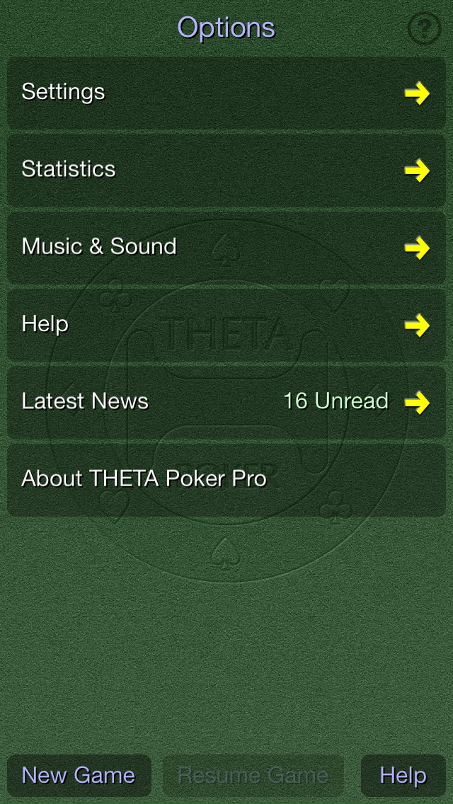 Options Menu